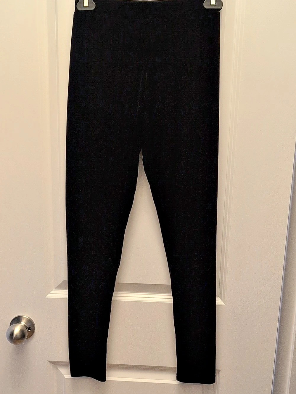 Black Leggings Velor